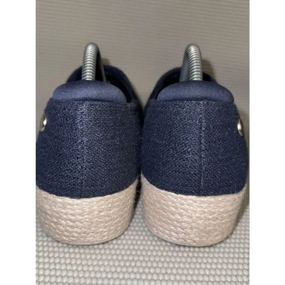 Skechers X Martha Stewart Platform Navy Blue Slip On Shoe Women’s Size 10